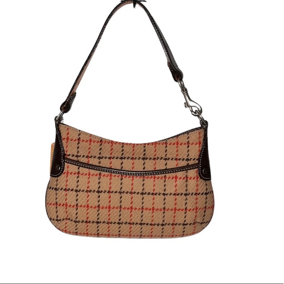 COACH #9614-Tattersall Plaid Wool Baguette (Special Edition! - Picture 13 of 14